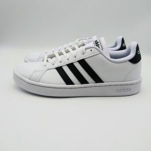 ADIDAS Womens White and Black Sneakers
